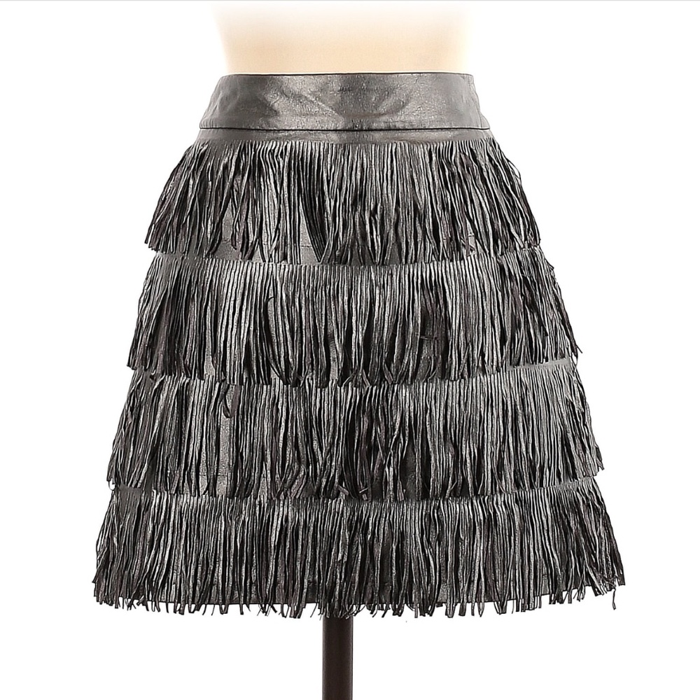 Body Language Paris - Metallic Fringe Skirt